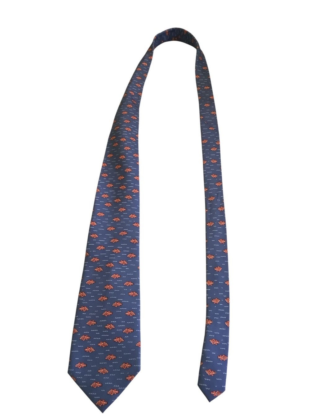 Alynn Neckwear  Clownfish Silk Tie Made In USA Necktie